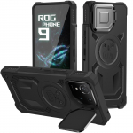 Asus ROG Phone 9 Pro telefono dėklas Apsauginis laikiklis kamerai ROG Phone 8 9FE &Scaron;arvuotas Anti-drop Apsauginis dangtelis Asus ROG Phone 8 juoda