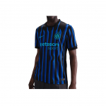 Nike Inter Milan 2025/26 Stadiono namų Lyon Mėlynas Juodas Vyri&scaron;kas Futbolo Mar&scaron;kinėlis HJ4591-439 2XL