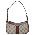 Gucci GG Vintage Web Supreme Pečių krep&scaron;ys Rudo drobės ir odos Raudona Žalia juosta Crossbody rankinė 838465-FAE0P-9746 Box(Basic Set+Box)