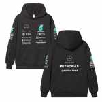 Red Bull F1 lenktyninis kostiumas Hamiltonas George'as Russellis Su gobtuvu Komandos uniforma XS juoda