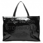 Acne Studios raidės logotipas pirkinių krep&scaron;ys unisex krep&scaron;iai juodas C10254-900 Basic Set (Bag+Dust Bag)