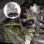 AP03 (60 mm) Droselio korpusas Ford Fiesta MK V ST150 Hečbekui 1556736 / 4M5U9E927DC