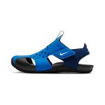 Nike Sunray Protect 2 Neslystančios ir kvėpuojančios vaiki&scaron;kos basutės Mėlynos Juodos Vaikams nuo 3 iki 7 metų 943826-403 29.5