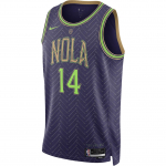 Nike Brandon Ingram New Orleans Pelicans 2024/25 Miesto Edition Vyri&scaron;ki Nike Dri-FIT NBA Swingman mar&scaron;kinėliai FQ4351-538 M (44)