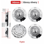 4 vnt. 140 mm 168 mm 200 mm 203 mm ratų centrinės stebulės dangteliai Cadillac Escalade SRX automobiliams, padangų emblema, automobilio stiliaus aksesuarai