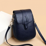 Vintage Fashion Maži pečių krep&scaron;iai moterims Retro PU odos Crossbody Phone Messenger Bag Rankinė Krep&scaron;ys Piniginės ir rankinės mėlyna
