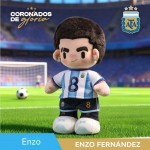 Oficialus Argentinos nacionalinės futbolo rinktinės 2026 Messi Mart&iacute;nez Enzo 35cm pliu&scaron;inis žaislas, puiki dovana gerbėjams, idealus kolekcijai 35cm