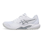 Asics Gel-Dedicate 9 Wide Fit Stabilus amortizavimas Patogūs teniso bateliai Moteri&scaron;kas sportbačio modelis 1042A315-101 43.5 white