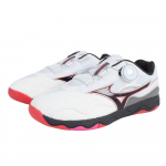 Stalo teniso bateliai Wave Medal SP5 Jautrumas cm 2E [Mizuno] - Stabilumas, Amortizacija, - Balti/Juodi/Raudoni - 28.5