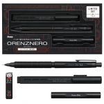 Pentel Orenz Nero Mechaninis Riboto Leidimo su Metaliniu &Scaron;vino Dėklu ir Spaudžiamu Pie&scaron;tuku, Juodas, 0,5 mm, Edition, Trintukas, PP3005-AST
