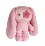 Naujas Juju Rabbit pliu&scaron;inis žaislas Mink&scaron;ta kim&scaron;ta animacinė lėlė Kolekcionuojama suaugusiems gerbėjams Namų dekoracija Miela dovana white