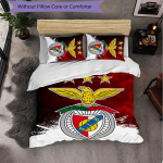 Benfica 3 dalių patalynės komplektas Mink&scaron;tas antklodės užvalkalų komplektas su užvalkaliukais Spausdintas miegamojo dekoravimo komplektas namams 135cm*200cm