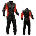 Vienos dalies Go-Kart lenktyninis kostiumas Suaugusiems Vaikams Vėjui atsparus Kartingo Visureigio Motokroso Važiavimo Praktikos Įranga L black