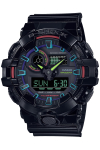 G-SHOCK GA-700RGB-1AJF Virtualios RGB serijos laikrodis vyrams Juodas Tiesiogiai i&scaron; Japonijos black