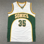 Vyri&scaron;ki krep&scaron;inio mar&scaron;kinėliai Seattle SuperSonics stiliaus 20 35 40 Siuvinėtas komandinio sporto mar&scaron;kinėlis Treniruočių žaidimo apranga XXL