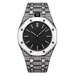 Pažangus deimantinio stiliaus cinko lydinio metalinis dėklas ir dirželio modifikavimo rinkinys, skirtas AP X Swatch Royal Pop, keičiamas į laikrodį For Royal Pop&Excluding Watches black