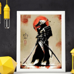 Pilnas 5D &bdquo;pasidaryk pats&ldquo; deimantinis paveikslas &bdquo;Ninja Armor&ldquo; deimantinis siuvinėjimas kryžminio dygsnio rinkiniai namų dekoravimui, rankų darbo dovana Round 20x30cm