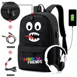 Originali Rainbow Friends kuprinė Spalvinga berniukų mergaičių mokyklinė krep&scaron;iai Talpa Kelionės Moterys Vyrai Ne&scaron;iojamas kompiuteris Mochilas Para Nias
