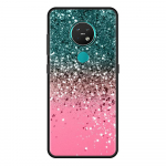 Auksinis rožinis blizgus spausdintas mobiliojo telefono dėklas, skirtas Nokia 5.4 7.2 3.4 5.3 2.3 3.2 8.3 5G 2.4 2.2 4.2 1.3 1.4 C20 G20 X20 Coque Coque Nokia 7.2