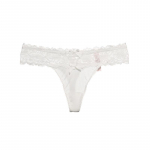 Kokybi&scaron;kos seksualios kelnaitės, moteri&scaron;kos nėriniuotos G-String stringos, moteri&scaron;kos, permatomos apatinės kelnaitės K120 S balta
