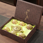 Kūrybingas ledo tra&scaron;kėjimas Auk&scaron;tos kokybės Kung Fu arbatos rinkinys dovanų dėžutės rinkinys Buitinis paprastas rinkinys Keraminis arbatos puodas Vienas puodas &Scaron;e&scaron;i puodeliai