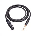 6.35 TRS stereofoninis vyri&scaron;kas ir XLR moteri&scaron;kas mikrofono mai&scaron;ytuvas Garso kabelis nuo trukdžių, palaiko 48 V 180cm