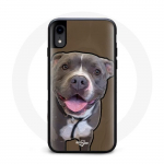 Coque Iphone XS Grey Pitbull
