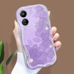 Mielas animacinio ra&scaron;to kreminės tekstūros korpusas, banguotas kra&scaron;tas, mink&scaron;tas silikoninis dangtelis, skirtas Xiaomi Redmi Redmi 9 Power juoda