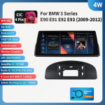 Ossuret Android 13 10.25 colio I&scaron;maniosios automobilio sistemos 2 DIN Belaidis Carplay Android Auto BMW 3 serijai E90 E91 E92 E93(2009-2012 m)CIC stereo RDS 4W 4G 32G