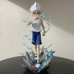 22cm Anime Hunter&times;Hunter Killua Zoldyck GK PVC Veiksmo Figūrėlė Kolekcinis Modelis Žaislai Lėlė Dovana