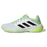 adidas Barricade 13 Balti Pusiau Žali Kibirk&scaron;tiniai Vyri&scaron;ki Sportbačiai Debesėlio Baltumo Pagrindinės Juodos Spalvos IG3114 42