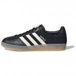 Adidas Originals Gazelle Indoor Patogūs Universalūs Mink&scaron;ti Patvarūs Žemi Sportbačiai Unisex Sportbačiai Juodi JQ7084 37⅓