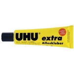 Colle universelle - Uhu - Extra - 31 g - Gel transparent - Ne coule pas skaidri