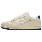 Nike Dunk Low Soft Pearl Moteri&scaron;ki sportbačiai Kreminės, Vidurnakčio-Tamsiai Mėlynos, Daugiaspalviai IM6571-027 36