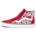 Vans Sk8 Rrissue Pu Retro Laisvalaikio Auk&scaron;takulniai Lentos Batai Unisex Sportbačiai Raudoni Balti VN0A2XSBUKL 39