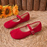 Japoni&scaron;ko stiliaus Tabi Ninja batai Moteri&scaron;ki Retro Suede Plok&scaron;čiapadžiai Skelta Kanopos Pir&scaron;to Valtis Batai Femme Mary Jeans Mocasins Baleto Batai 35 pilka spalva