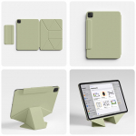 ZOYU i&scaron;manusis folio dėklas IPad A16 11-osios 2025 m. IPad Air 11 Funda IPad Pro 13 12.9 4/5/6 kartos Mini 8.3 A17 Pro magnetinis Capa iPad Air 11 M2 M3 žalia