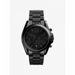 Michael Kors Dydelis Bradshaw Juodo Metalo Laikrodis MK5550 juoda
