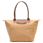Longchamp Le Pliage Originalinis įspaustas logotipas Užsegamas sagtimi Rankinė Moteri&scaron;kos rankinės &Scaron;viesiai rudas L1899089P86 Basic Set (Bag)