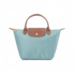 Longchamp Mažos rankenos Sulankstoma nailoninė koldūnų rankinė Maža moteri&scaron;ka rankinė Eukalipto žalia 1621089P93 Basic Set (Bag)