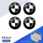 4 vnt. 68 mm automobilio ratlankio centrinio dangtelio lipdukai Stilius BMW M Performance 1 3 5 7 serijai X1 X2 X3 X4 X5 X6 X7 M3 M5 M7