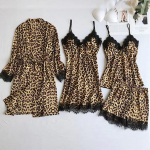 Vasaros leopardo nėrinių sujungimo pižama moterims, seksualios liemenės, &scaron;ortai, mink&scaron;tos, be rankovių, gilios V formos i&scaron;kirptės, namų pižama S