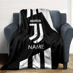 Individualus vardas Juventus mar&scaron;kinėliai pledas sofai ir lovai, pliu&scaron;inis jaukus pūkuotas pledas itin mink&scaron;tas ir &scaron;iltas pledas rudeniui ir žiemai. 0908254 150cmx180cm