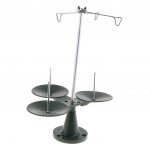 3 Ritės siuvimo ma&scaron;inos siūlų laikiklis Stovas siuvinėjimo ritės tvarkyklės įrankiai 278 x 278 x 320mm sidabras