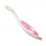 Les Tr&eacute;sors De Lily [C6861] - Pendentif Argent 'Delicate' Rose ry&scaron;kiai rožinė