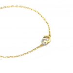 Les Tr&eacute;sors De Lily [K3392] - Bracelet Plaqu&eacute; or 'D&eacute;esse' 2 tons