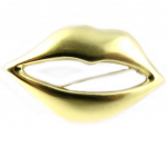 Dolce Vita [L6962] - Broche Cr&eacute;ateur 'Bisou' dor&eacute;
