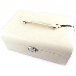 Davidt's [N4495] - Coffret Bijoux 'Clara' beige - 31x21x11. 5 cm
