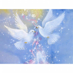 Visas apvalus 5D deimantinis pie&scaron;imas animacinis filmas Peace Dove Deimantinis siuvinėjimas Viso ekrano siuvinėjimas kryželiu 20X30CM