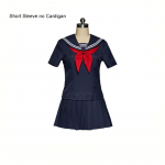 My Hero Academia Cosplay kostiumas Boku Himiko Toga Women Sailor JK Uniform Plisuoto sijono megztinių komplektas S
